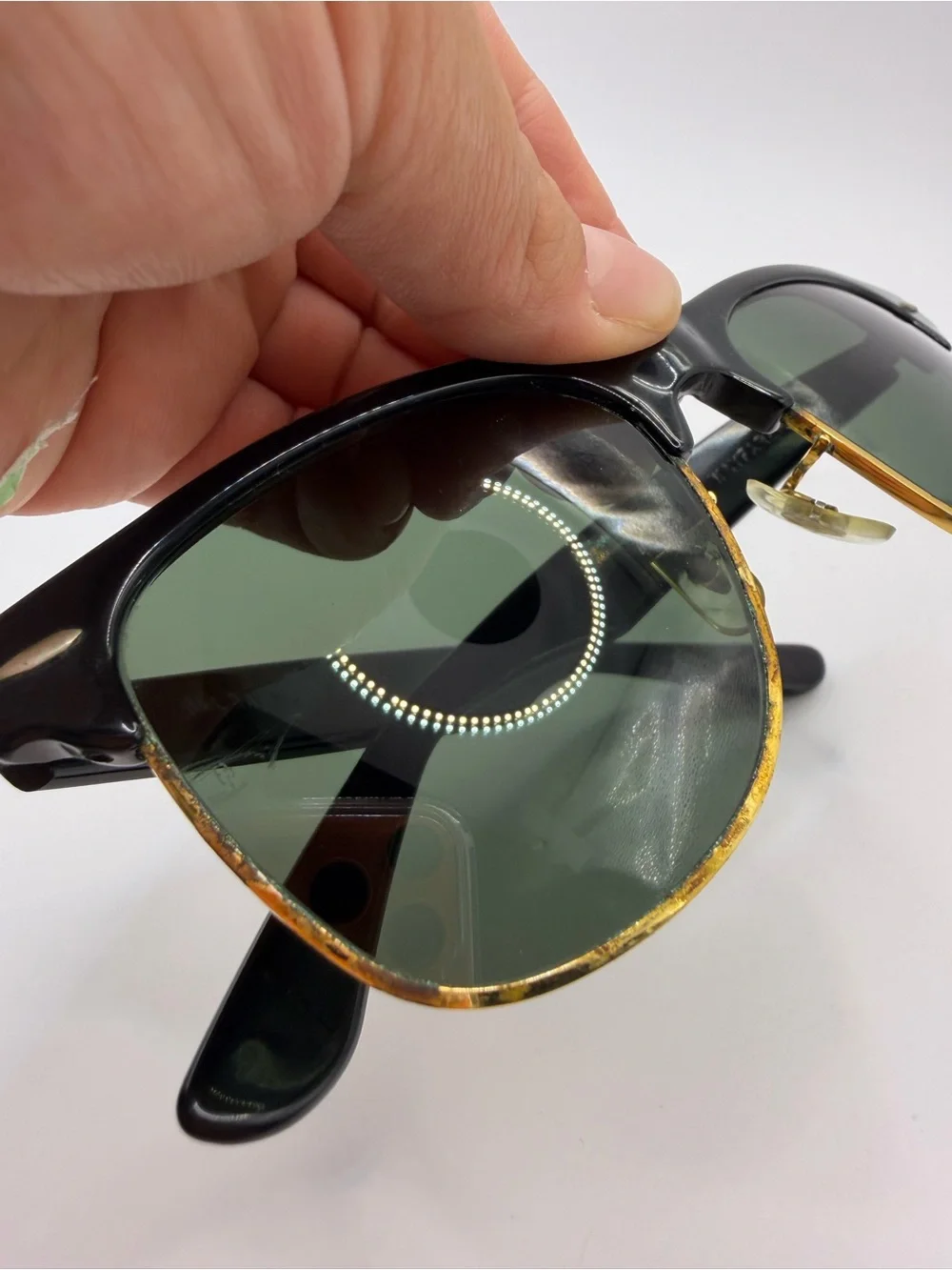 Vintage RAY BAN Sunglasses WAYFARER MAX B&L Black Frame Black Lens 1970-80s asis